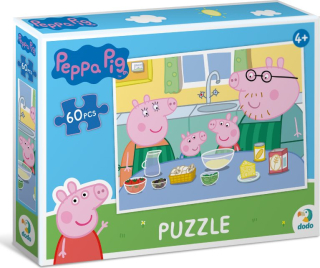 DODO Puzzle Prasátko Peppa: Společné vaření 60 dílků