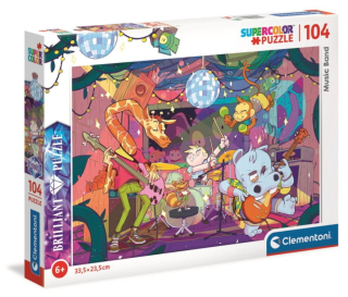 CLEMENTONI Brilliant puzzle Hudební skupina 104 dílků