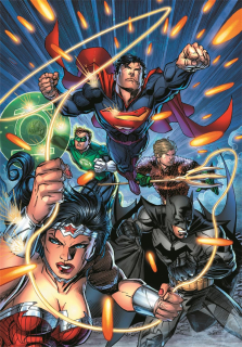 CLEMENTONI Puzzle DC Comics: Liga Spravedlnosti 300 dílků