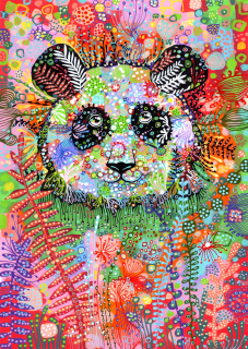 ENJOY Puzzle Záhadná panda 1500 dílků