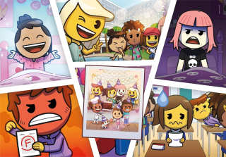 CLEMENTONI Puzzle Emoji Town 180 dílků