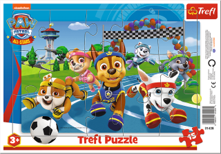 TREFL Puzzle Tlapková patrola: Vždy ochotní pomáhat 15 dílků