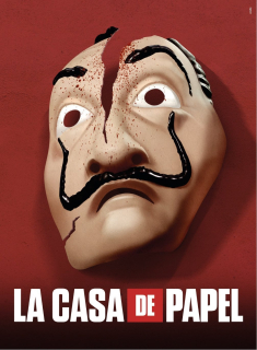CLEMENTONI Puzzle Netflix: Papírový dům 500 dílků