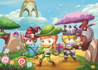 ART PUZZLE Puzzle Tři malí hrdinové 50 dílků