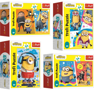 TREFL Displej Puzzle Mimoni: Jsme tým 54 dílků (40 ks)