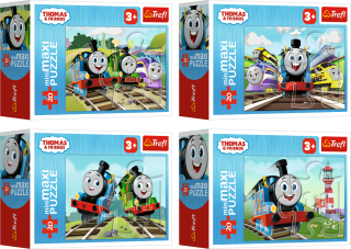 TREFL Displej Puzzle Mašinka Tomáš 20 dílků (24 ks)