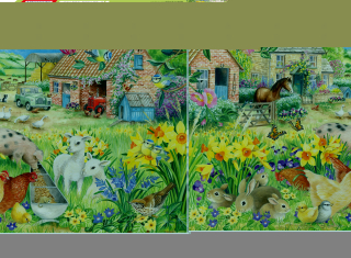 SCHMIDT Puzzle Můj malý statek 60 dílků