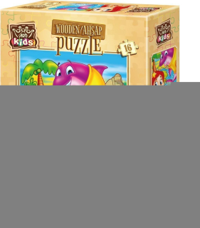 ART PUZZLE Dřevěné puzzle Mořská panna a její přátelé 16 dílků