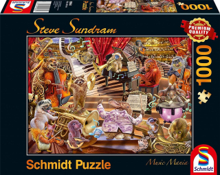 SCHMIDT Puzzle Hudební mánie 1000 dílků