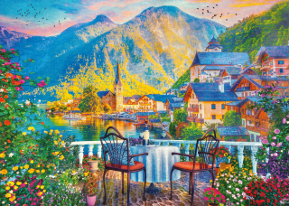 SCHMIDT Puzzle Malebný Hallstatt 1000 dílků