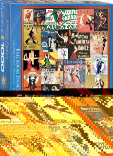 EUROGRAPHICS Puzzle Vintage plakáty z tanečních sálů 1000 dílků