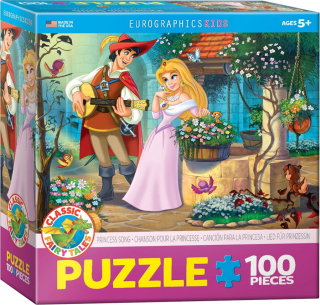 EUROGRAPHICS Puzzle Píseň pro princeznu 100 dílků