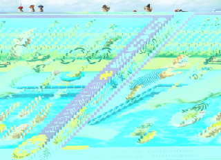 EUROGRAPHICS Puzzle Bláznivý den u bazénu XL 500 dílků