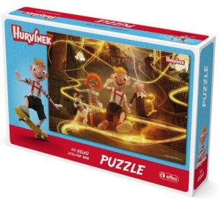 EFKO Puzzle Hurvínek a kouzelné muzeum: Útěk 60 dílků