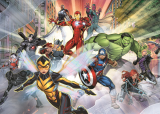 TREFL Puzzle Marvel Avengers: Tým 1000 dílků