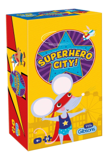 GIBSONS Dětské puzzle Superhero City! 36 dílků