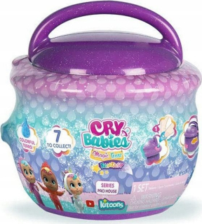 TM TOYS Cry Babies Magic Tears Fantasy Paci domeček - fialový