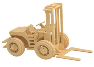 WOODEN TOY , WCK 3D puzzle Vysokozdvižný vozík