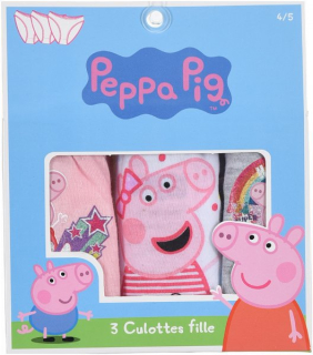 DÍVČÍ KALHOTKY PRASÁTKO PEPPA PIG SADA 3 KS