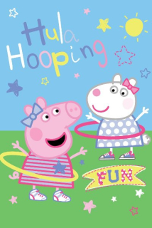 JERRY FABRICS Fleece deka Peppa Pig 100/150