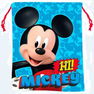 MALÝ SÁČEK NA PŘEZŮVKY, SVAČINU MICKEY MOUSE 
