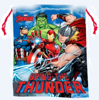 MALÝ SÁČEK NA PŘEZŮVKY, SVAČINU AVENGERS 