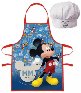 KUCHAŘSKÝ SET - ZÁSTĚRKA A ČEPICE MICKEY MOUSE
