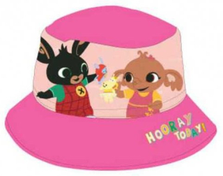 DÍVČÍ KLOBOUK ZAJÍČEK BING tmavě růžová