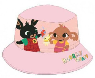 DÍVČÍ KLOBOUK ZAJÍČEK BING SVĚTLE RŮŽOVÁ