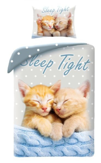 HALANTEX Povlečení ve vaku Koťata 140/200, 70/90