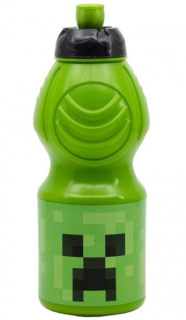 PLASTOVÁ LAHEV NA PITÍ MINECRAFT SPORTOVNÍ 400ML