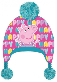 DÍVČÍ ZIMNÍ ČEPICE KULICH PEPPA PIG 