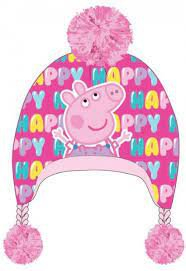 DÍVČÍ ZIMNÍ ČEPICE KULICH PEPPA PIG 