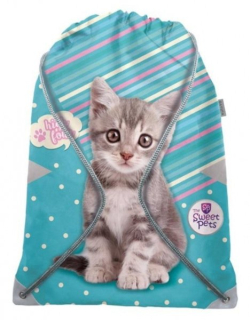 SÁČEK NA PŘEZŮVKY, TĚLOCVIK SWEET PETS KOČKA 