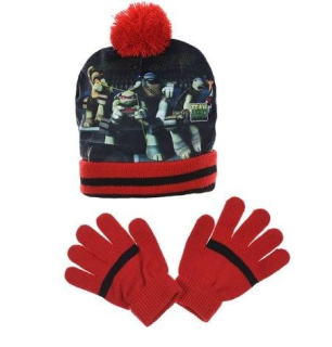 ČEPICE A RUKAVICE ŽELVY NINJA, 52