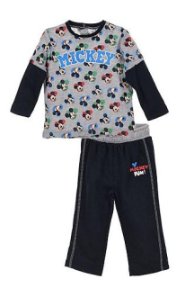 KOMPLET TRIKO A TEPLÁČKY MICKEY baby, 6 m.