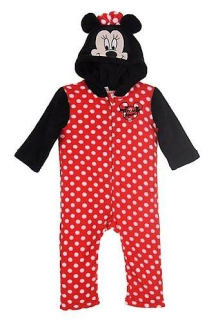 FLÍSOVÝ OVERAL MINNIE baby, 6 m.