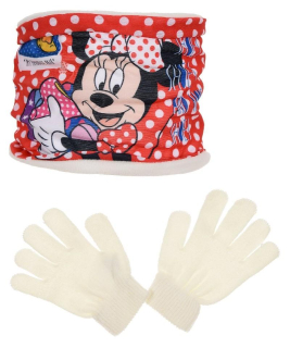 NÁKRČNÍK A RUKAVICE MINNIE, uni