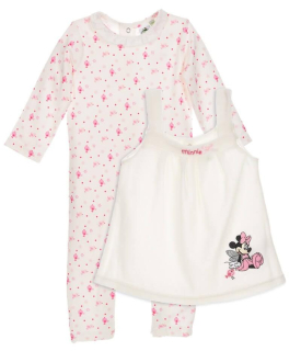 KOMPLET ŠATIČKY A OVERAL MINNIE baby, 24 m.