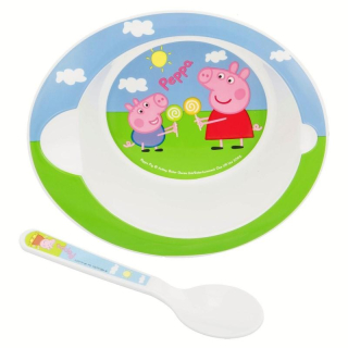 2 - DÍLNÝ PLASTOVÝ SET PEPPA PIG baby, uni