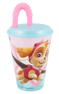PLASTOVÝ KELÍMEK S BRČKEM TLAPKOVÁ PATROLA, uni