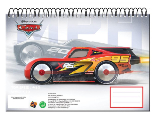 SPIRÁLOVÝ BLOK CARS, uni