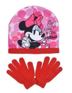 ČEPICE A RUKAVICE MINNIE, 54