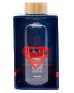 SKLENĚNÁ LÁHEV NA PITÍ SUPERMAN, uni