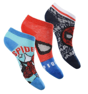 SADA 3 KS PONOŽKY SPIDERMAN, 23-26