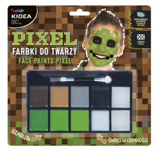 SADA  BARVY NA OBLIČEJ KIDEA MINECRAFT, uni