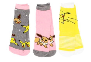 SADA 3 KS PONOŽKY POKÉMON, 23-26