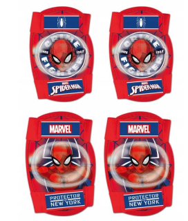 SADA 4 KS CHRÁNIČE KOLEN A LOKTŮ SPIDERMAN, uni