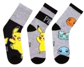 SADA 3 KS PONOŽKY POKÉMON, 27-30