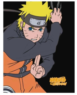 FLÍSOVÁ DEKA NARUTO, uni